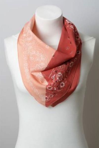 TWO TONE WESTERN COTON BANDANA