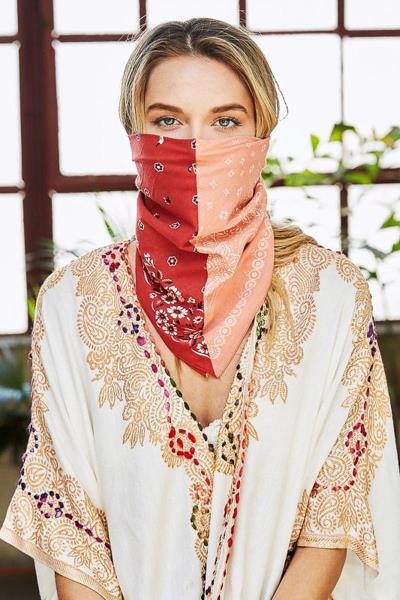 TWO TONE WESTERN COTON BANDANA