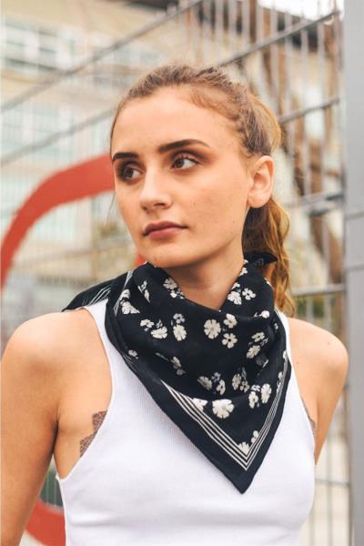 Modern Floral Pattern Bandana