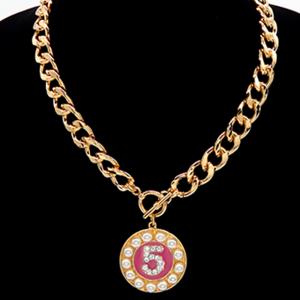 "5" RHINESTONE EPOXY CASTING ROUNDED TOGGLE CLASP NECKLACE