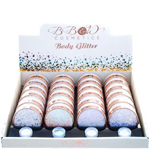 BB AND W COSMETICS 4 CHROMATIC BODY GLITTER 24 PCS.