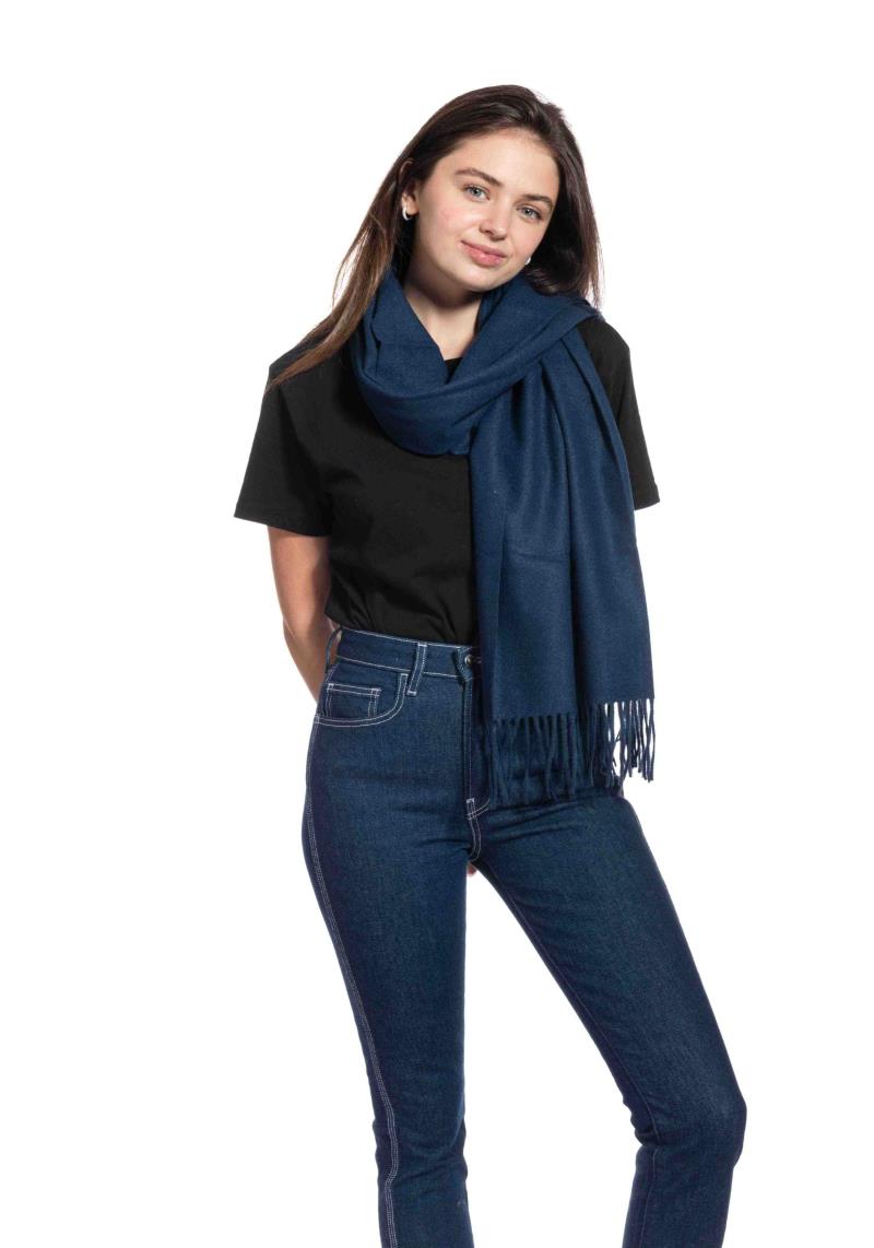 FASHION SOLID COLOR BLANKET SCARF