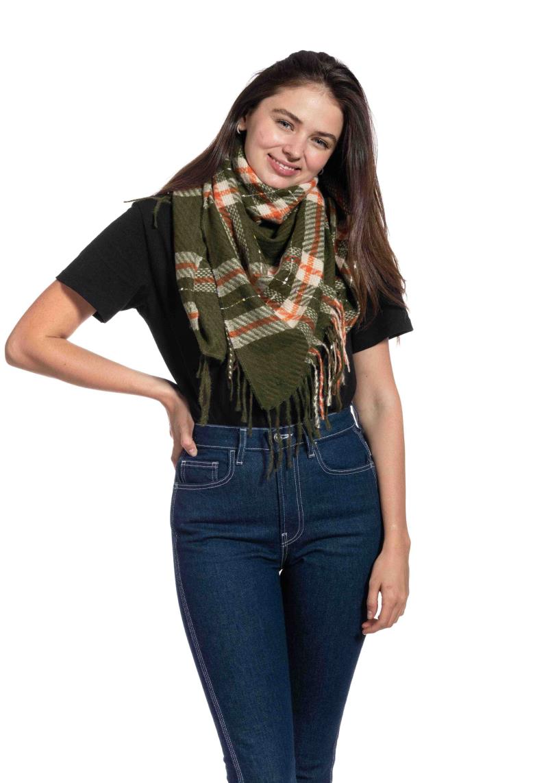 FASHION PLAID SCARF