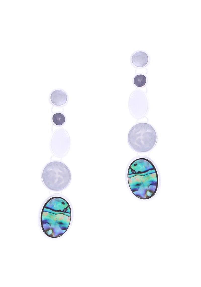 LEAF MATT COLOR PAINTED EARRING