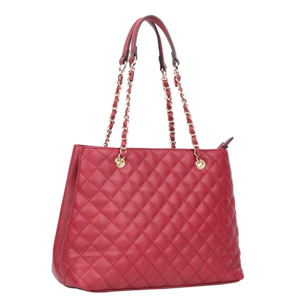 3IN1 QUILT TOTE WITH CROSSBODY AND WALLET SET