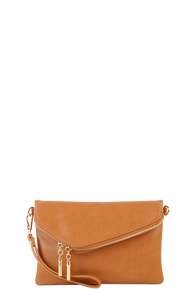 CUTE MULTI POCKET ENVELOPE CLUTCH WITH TWO STRAPS