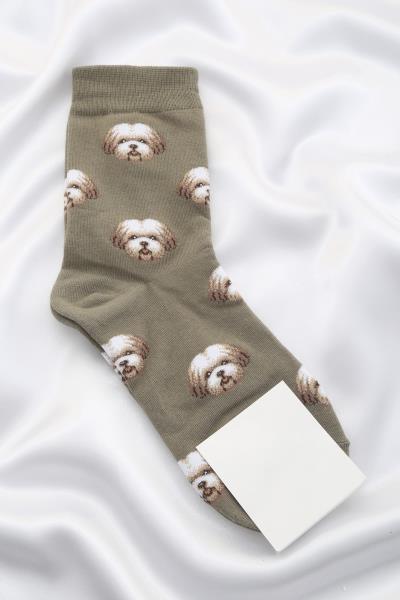 FASHION DOG FACE SOCK