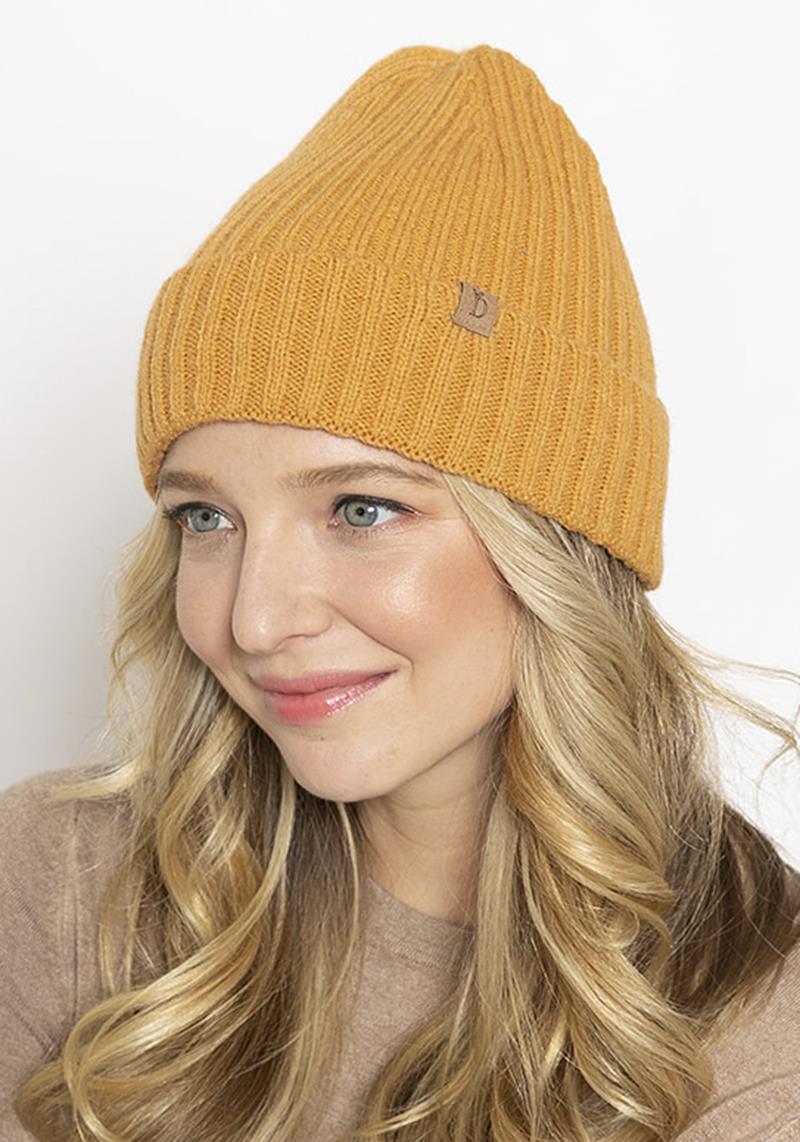SOLID RIBBED CUFF BEANIES