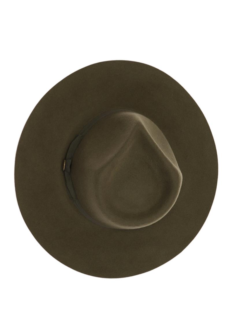 RIBBON BAND TRIM WOOL FELT PANAMA HAT