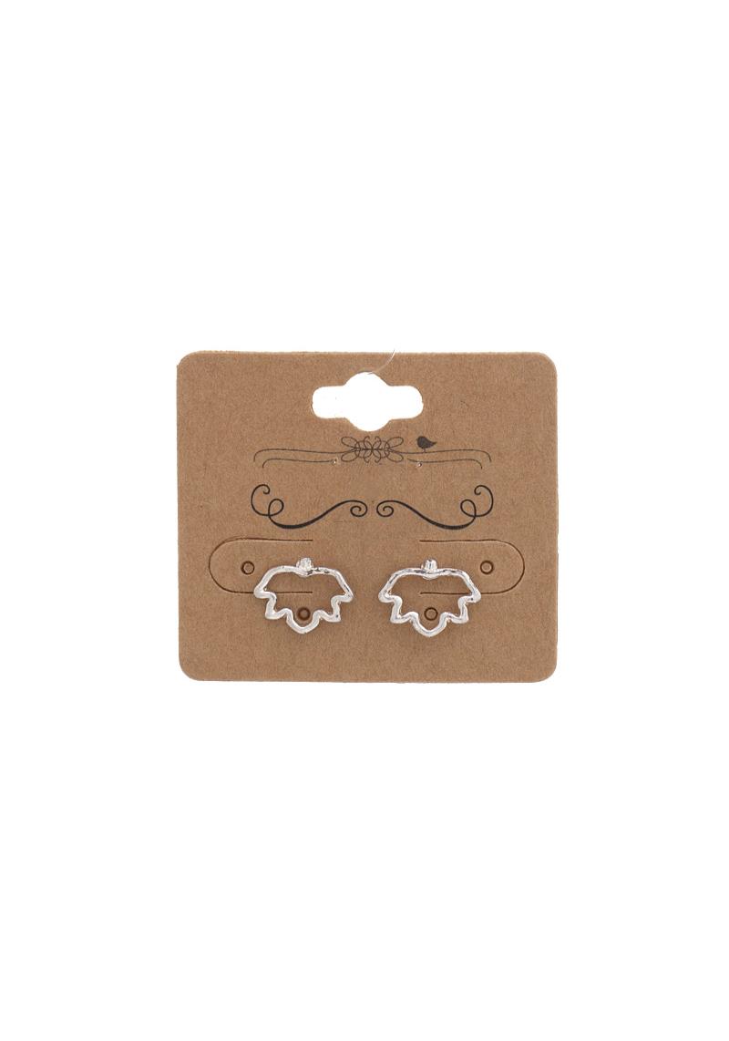 LEAF SHAPE METAL EARRING