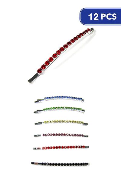 FASHION RHINESTONE HAIR PIN (12 UNITS)