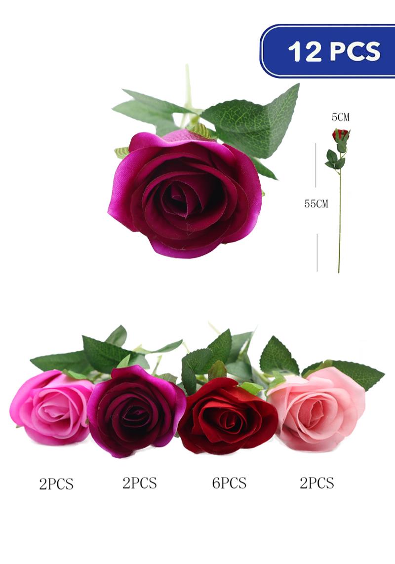 LONG STEM FLOWER (12 UNITS)
