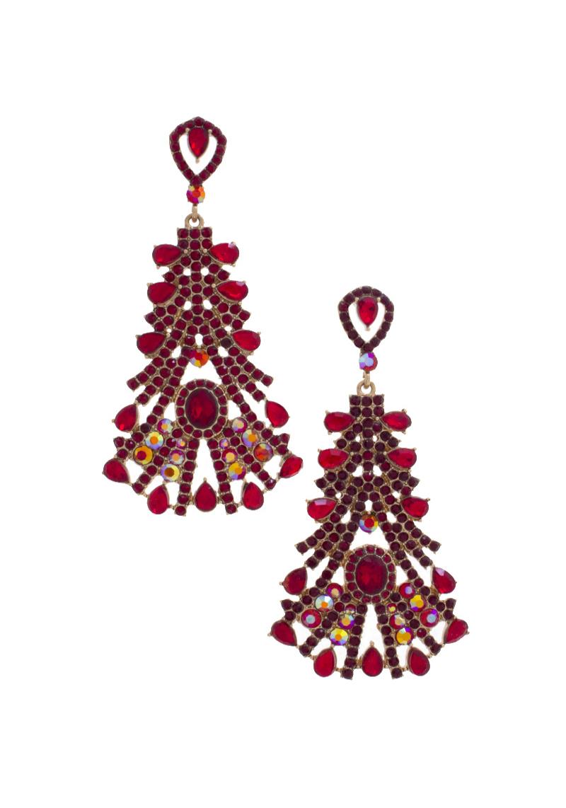 CRYSTAL DANGLE EARRING
