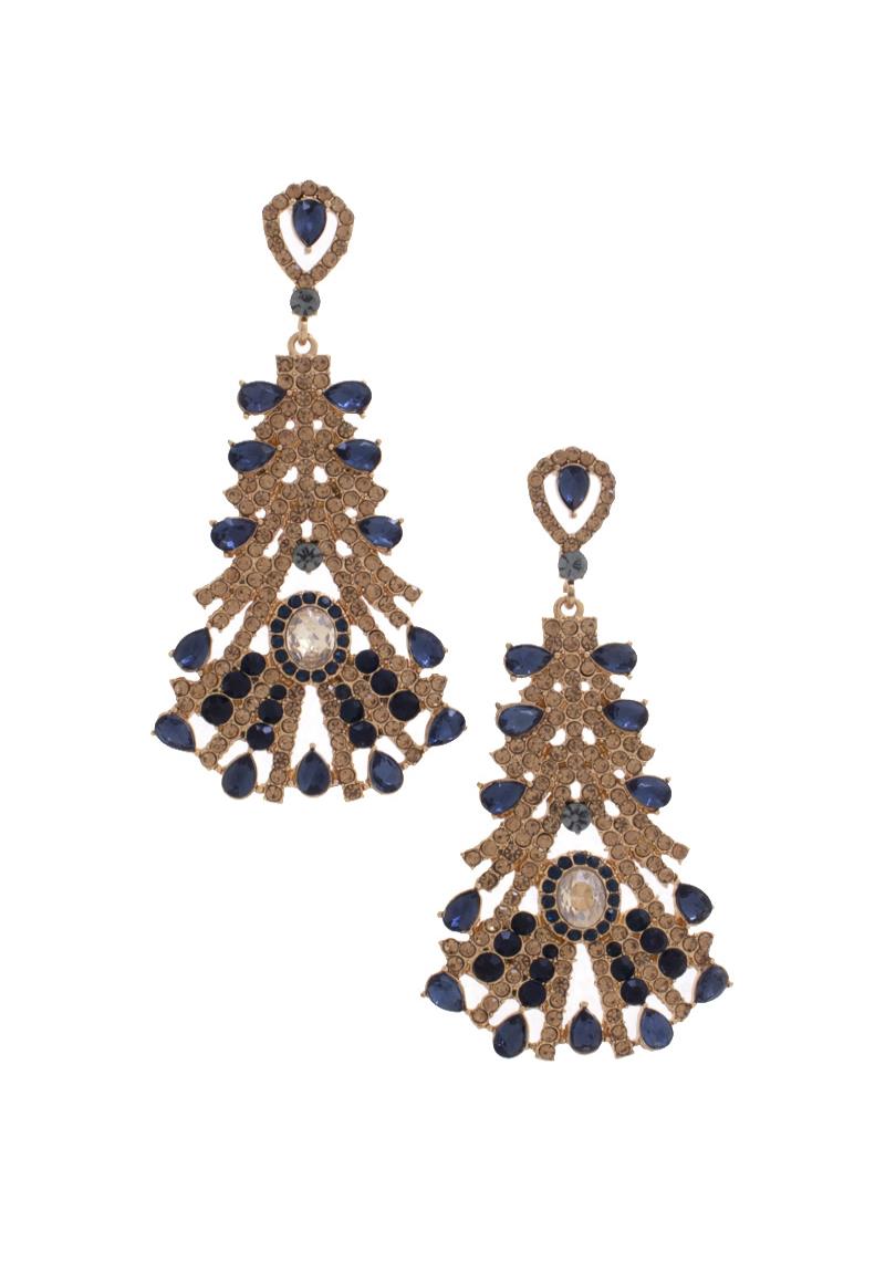 CRYSTAL DANGLE EARRING
