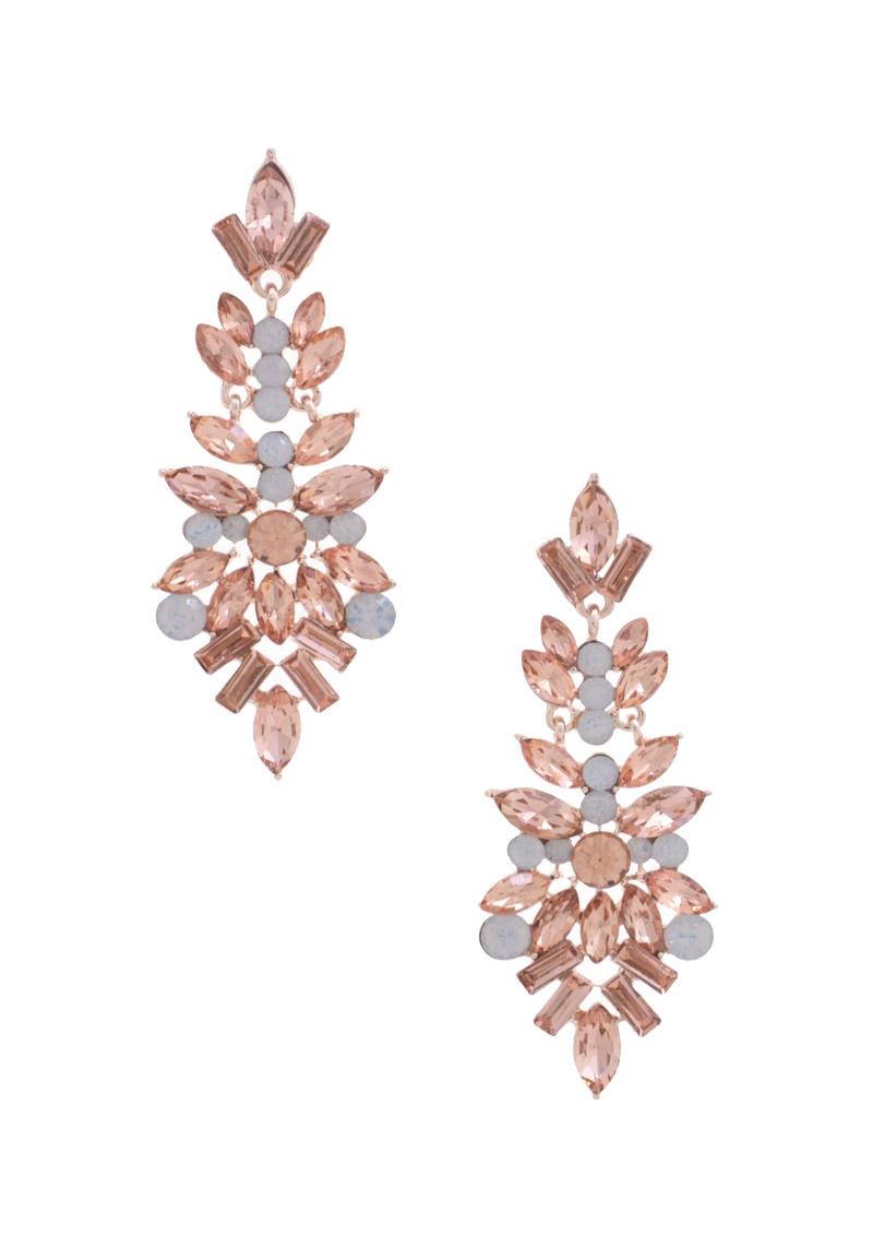 MARQUISE RHINESTONE DANGLE EARRING