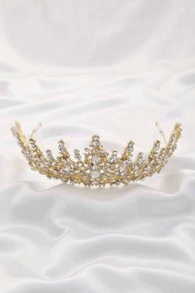 RHINESTONE BRIDAL CROWN TIARA