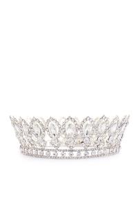 MARQUISE RHINESTONE CROWN