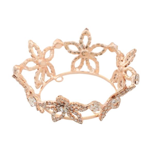 STAR PATTERN RHINESTONE MINI TIARA CROWN