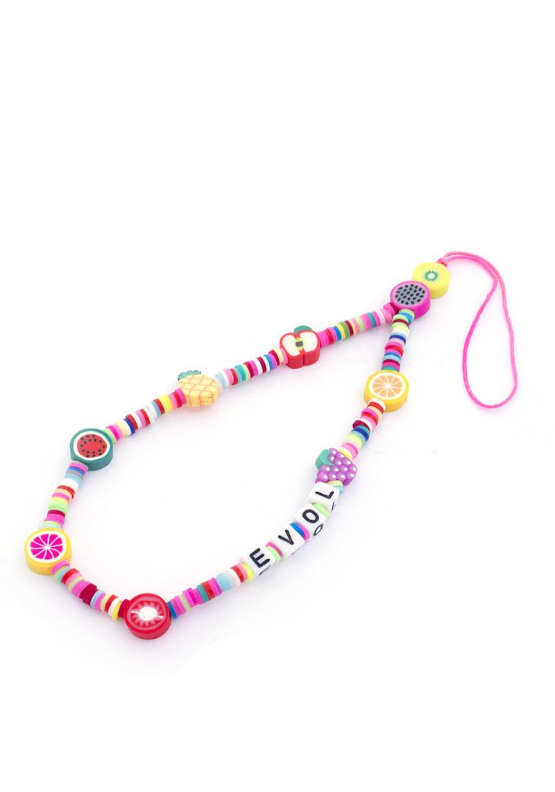 SODAJO FIMO RUBBER DISC PHONE STRAP