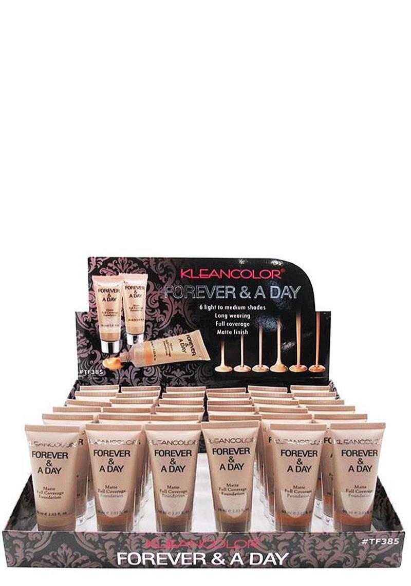 KLEANCOLOR FOREVER AND A DAY MATTE FULL COVERAGE FOUNDATION - 36 PCS.