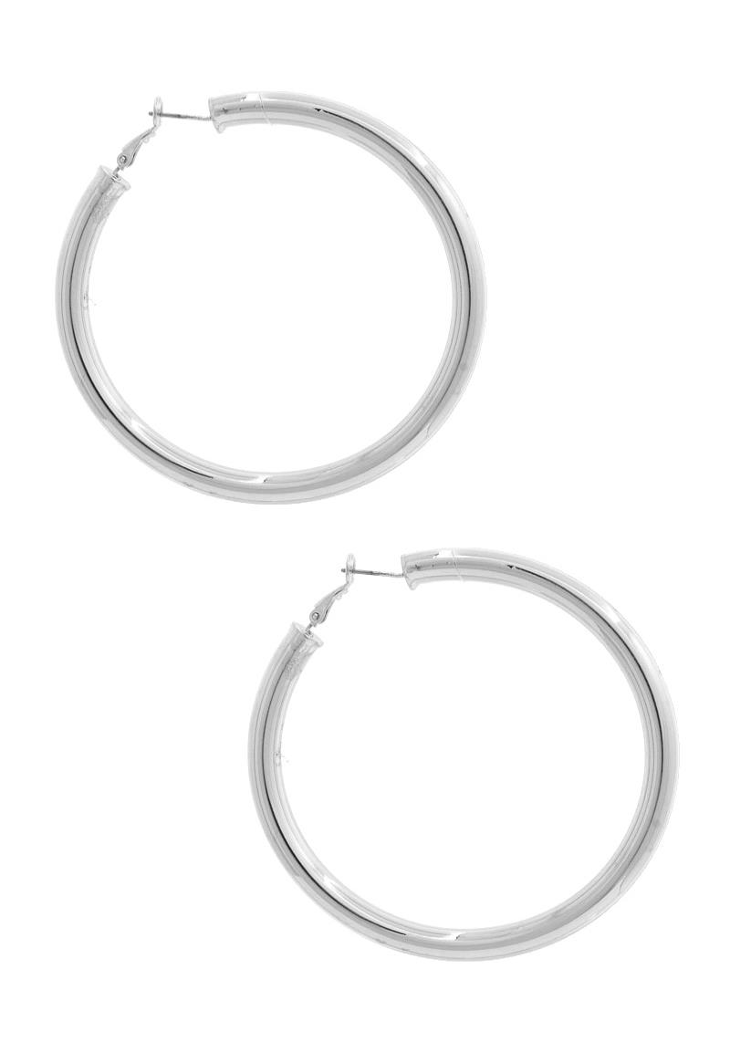 PIPE BASIC METAL HOOP EARRING