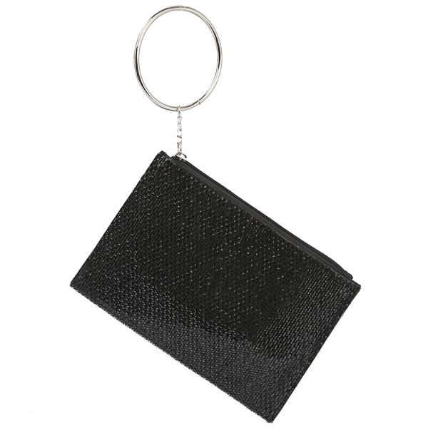 FASHION METAL HAND TEXTURE CLUTCH BAG