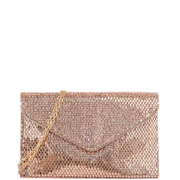 FASHION SHINY TEXTURE CHAIN CROSSBODY BAG