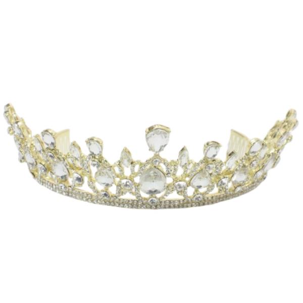 FASHION RHINESTONE CROWN TIARA