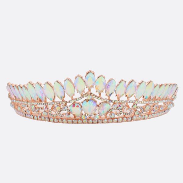 FASHION RHINESTONE CROWN TIARA