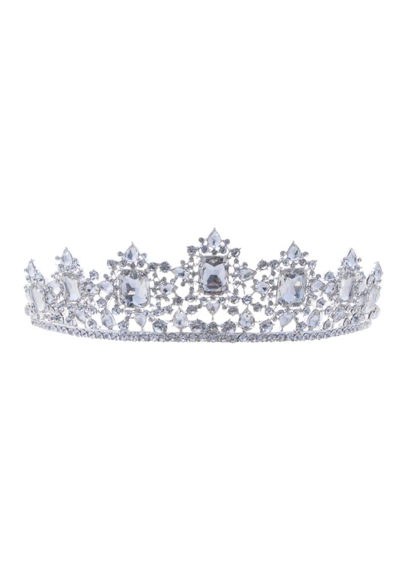 LUXURY RHINESTONE CRYSTAL CROWN TIARA