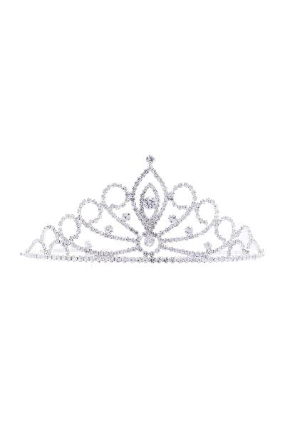 RHINESTONE CROWN TIARA
