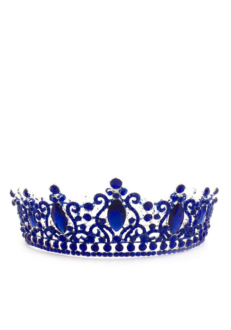 CRYSTAL RHINESTONE CROWN TIARA
