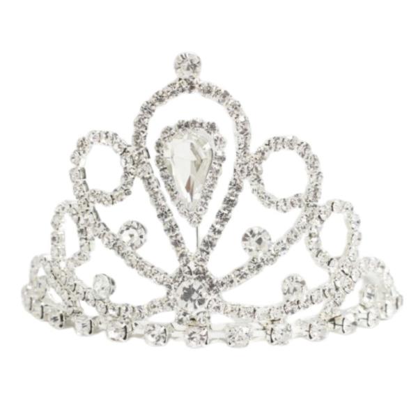 FASHION RHINESTONE CROWN TIARA