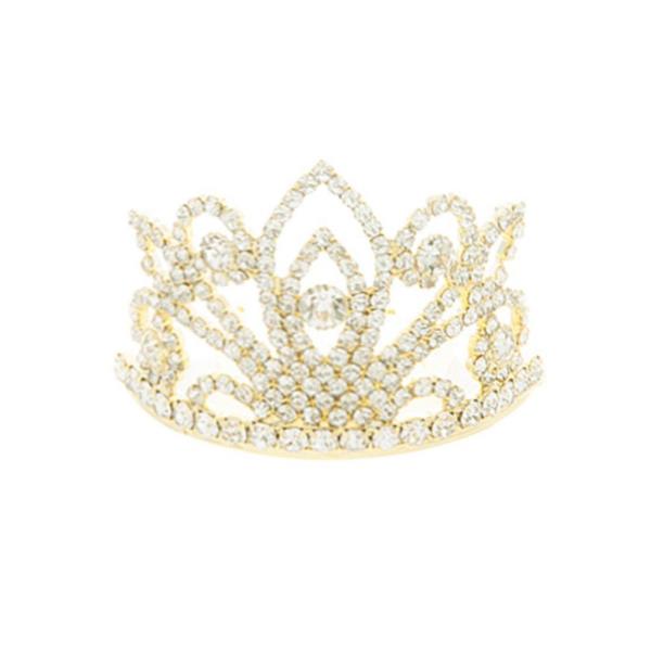 RHINESTONE MINI PATTERN TIARA