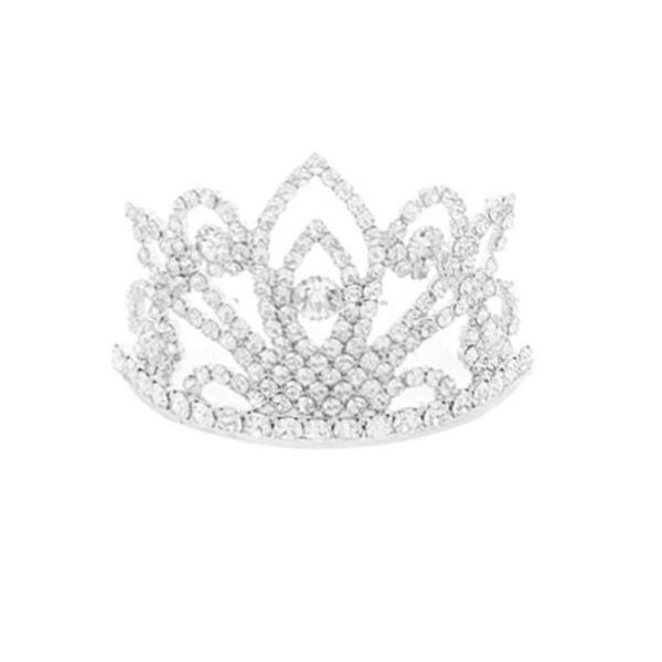 RHINESTONE MINI PATTERN TIARA