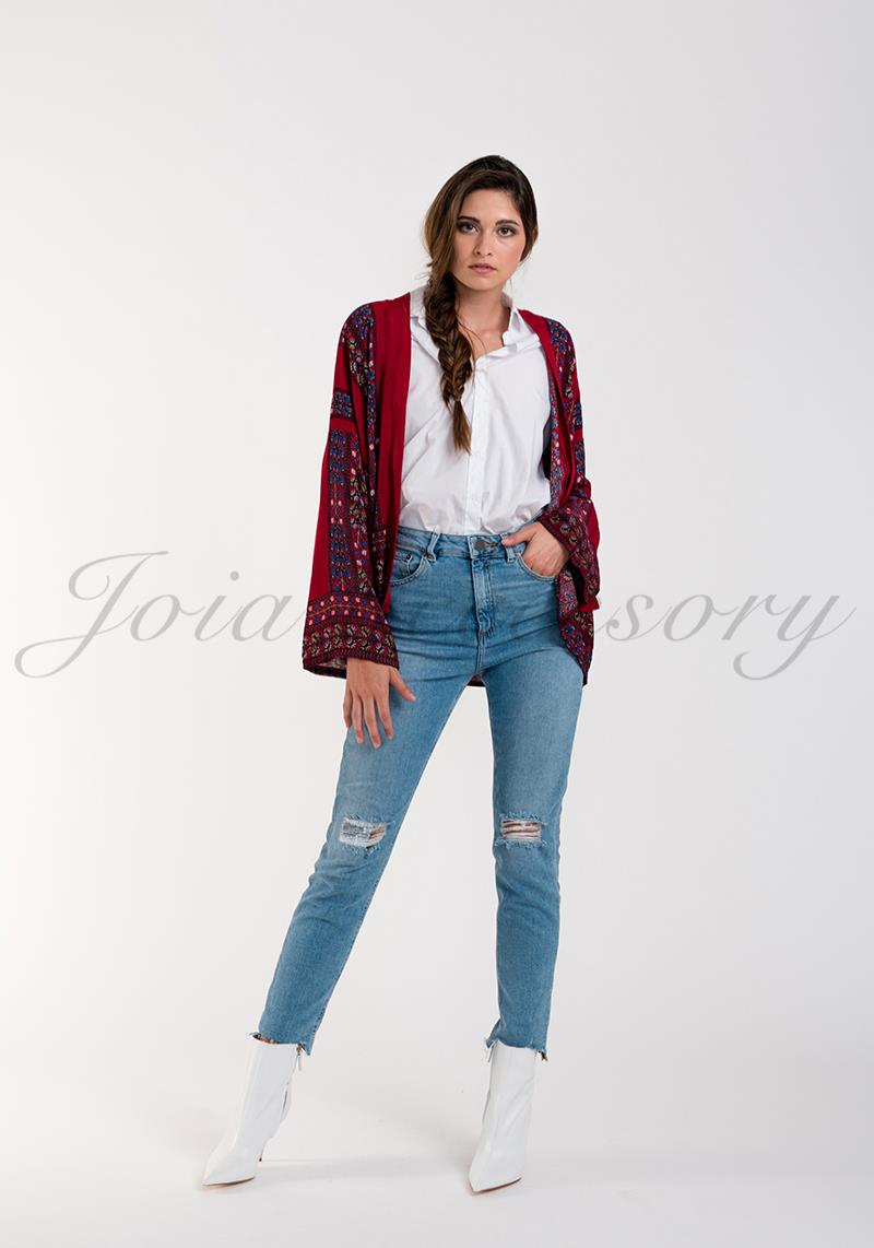 BOHO FLORAL PRINT KIMONO