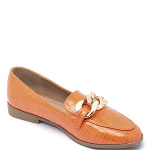 CROCO TEXTURE METAL LINK LOAFERS 12 PAIRS