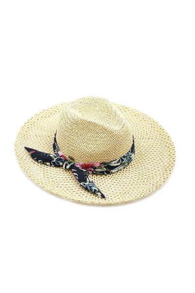 BASKET WEAVE CRISS CROSS PONY CAP