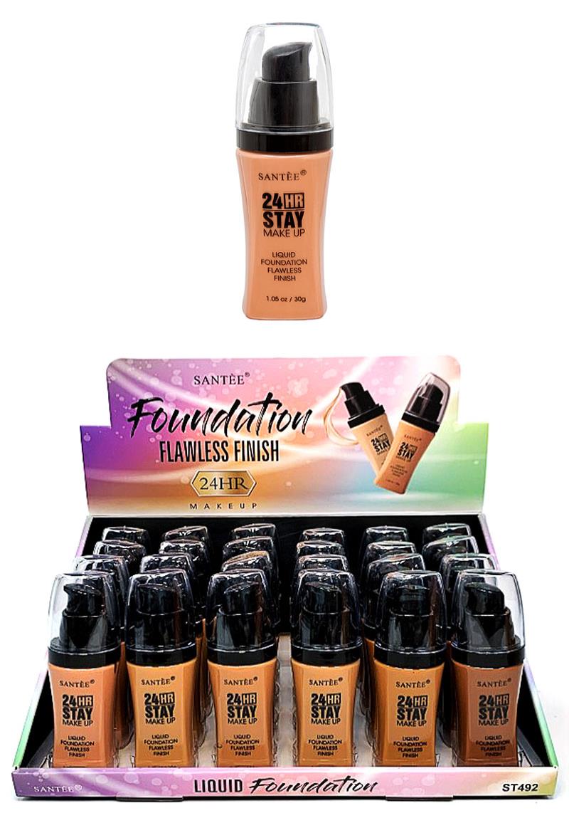 SANTEE FOUNDATION FLAWLESS FINISH 24HR MAKEUP - 24 PCS