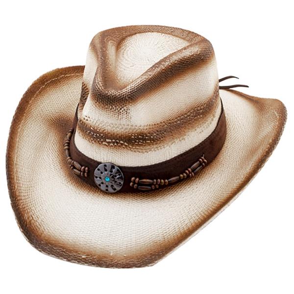 MODERN WESTERN ROUNDED BEAD COWBOY HAT