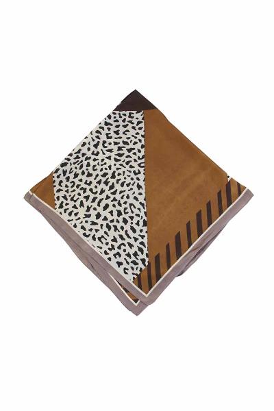 FASHION LEOPARD MULTI TONE NECK SCARF