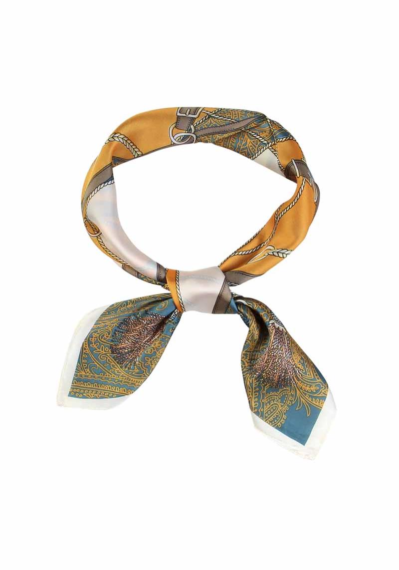 FASHION TASSEL BELT PATTERN ELEGANT NECK SCARF