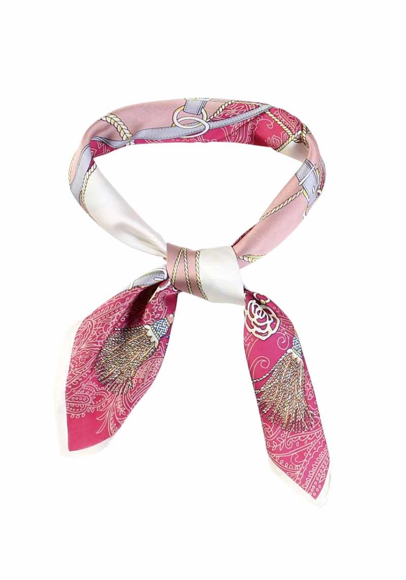 FASHION TASSEL BELT PATTERN ELEGANT NECK SCARF