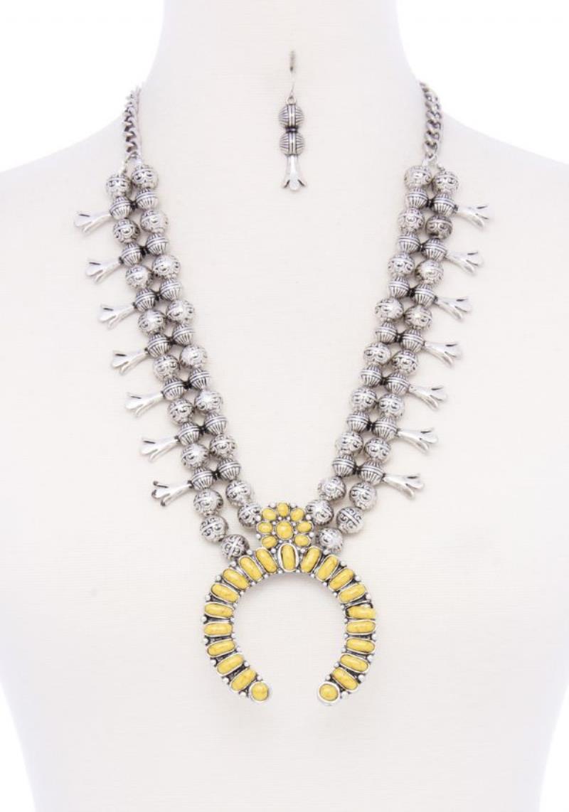 SQUASH BLOSSOM NECKLACE