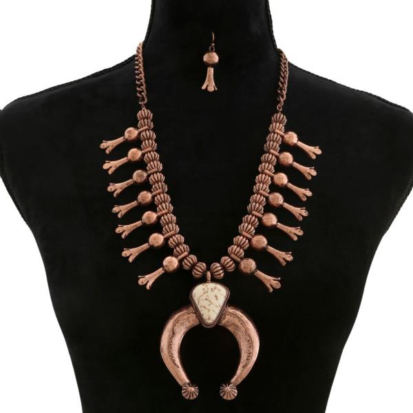 WESTERN RODEO HORSE METAL NECKALCE