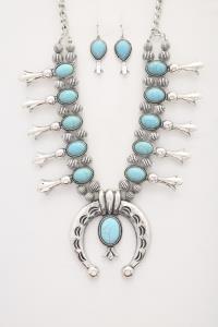 WESTERN RODEO BEADED NECKLACE