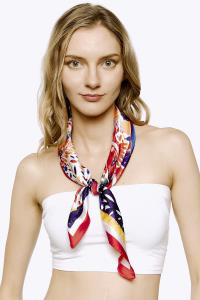 MULTI COLOR PRINTED SILKY BANDANA