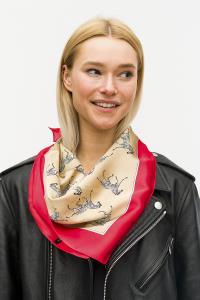 FASHION ZEBRA PRINT NECK SCARF
