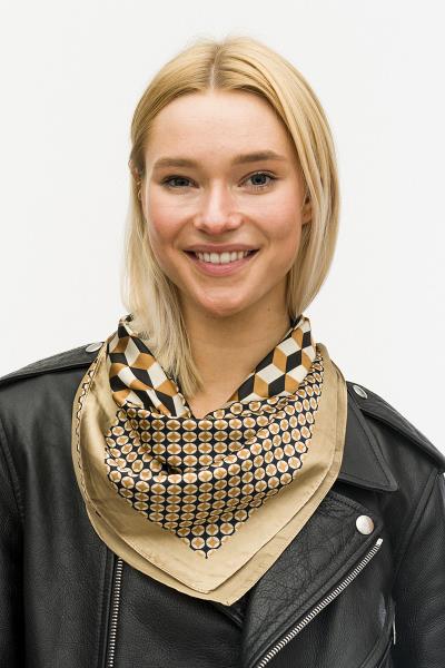 FASHION PATTERN PRINT NECK SCARF