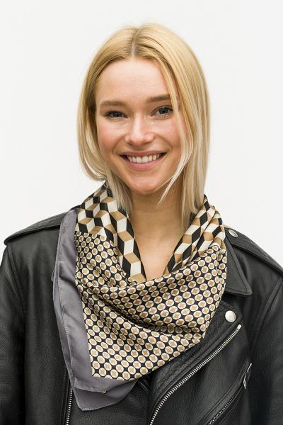 FASHION PATTERN PRINT NECK SCARF